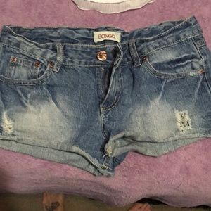 Bongo distressed shorts